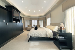 Master Bedroom In Luxury Home